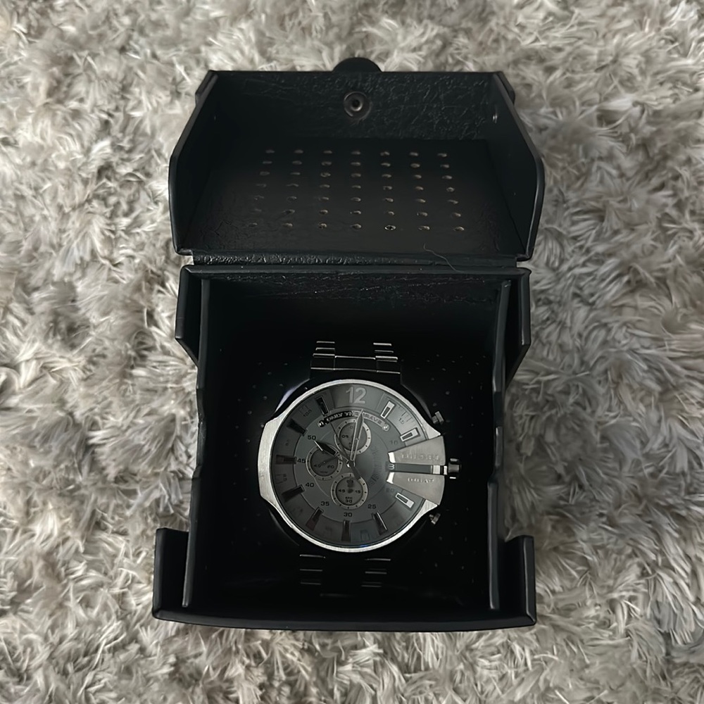 Men’s DIESEL Black Stainless Steel Watch DZ-4282